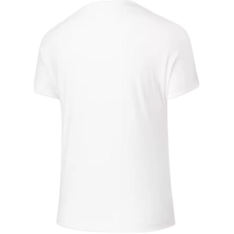 Anta Champion All-Weather Series Solid Color Versatile Simple Short Sleeve Regular T-Shirt Women Tops Paper-White 162520102-2
