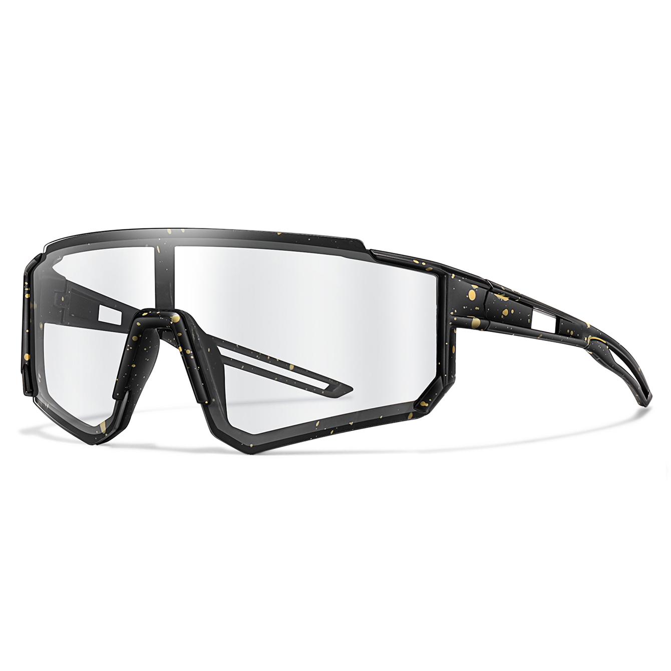 

Photochromic Sunglasses Half Frame Hollow out Legs Eyewear Men And Women Running Cycling Climbing Driving Glasses