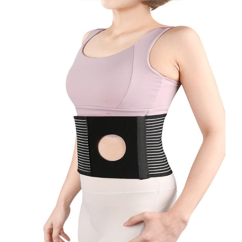 1 ks L/M Prodyšný Pás pro Stomickou Hernii Podpora Stomie Zábaly Stomický Pás Unisex Podpůrný Pás Břišní Pásek Ortéza Pro Muže Ženy
