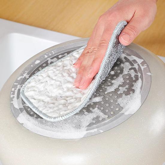 10Pcs Multipurpose Wire Dishwashing Rags Fast Drying Non-Scratch Reusable Wire Cleaning Cloth Kitchen Dishcloth