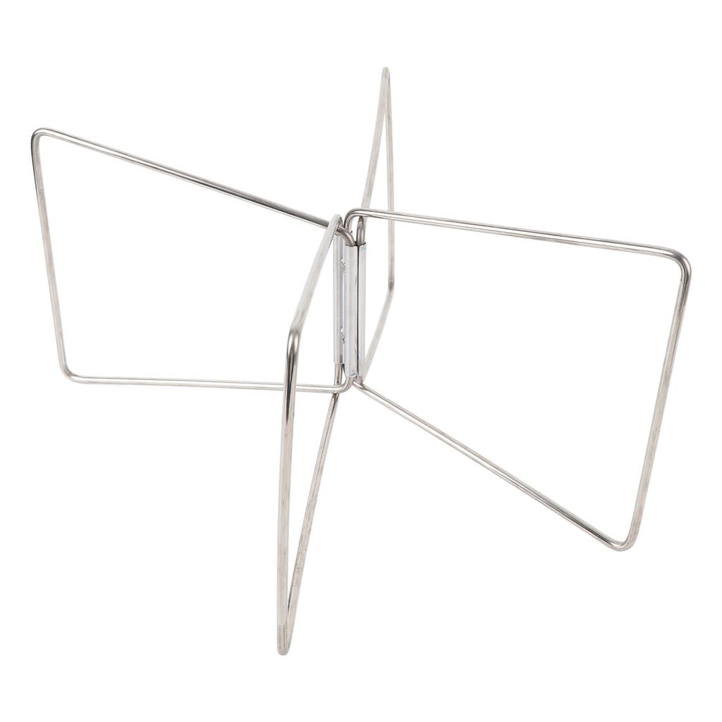 Foldable Cooler Stand Stainless Steel Damp Proof Outdoor Cooler Holder Stand for Camping