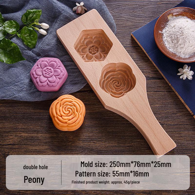 Wooden Mold Set: Mooncake, Mung Bean Cake, Pastry, Noodle