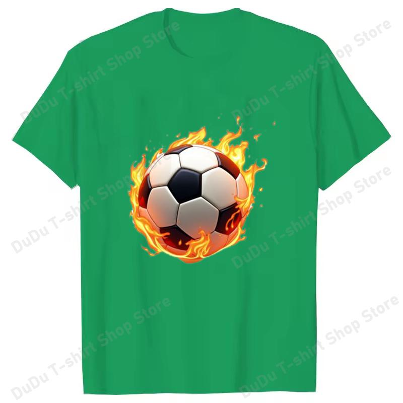

2026 Football Fan T Shirt Unisex Women TShirt Football Printing Harajuku Tshirt Unisex Fashion Summer Tops 4XL