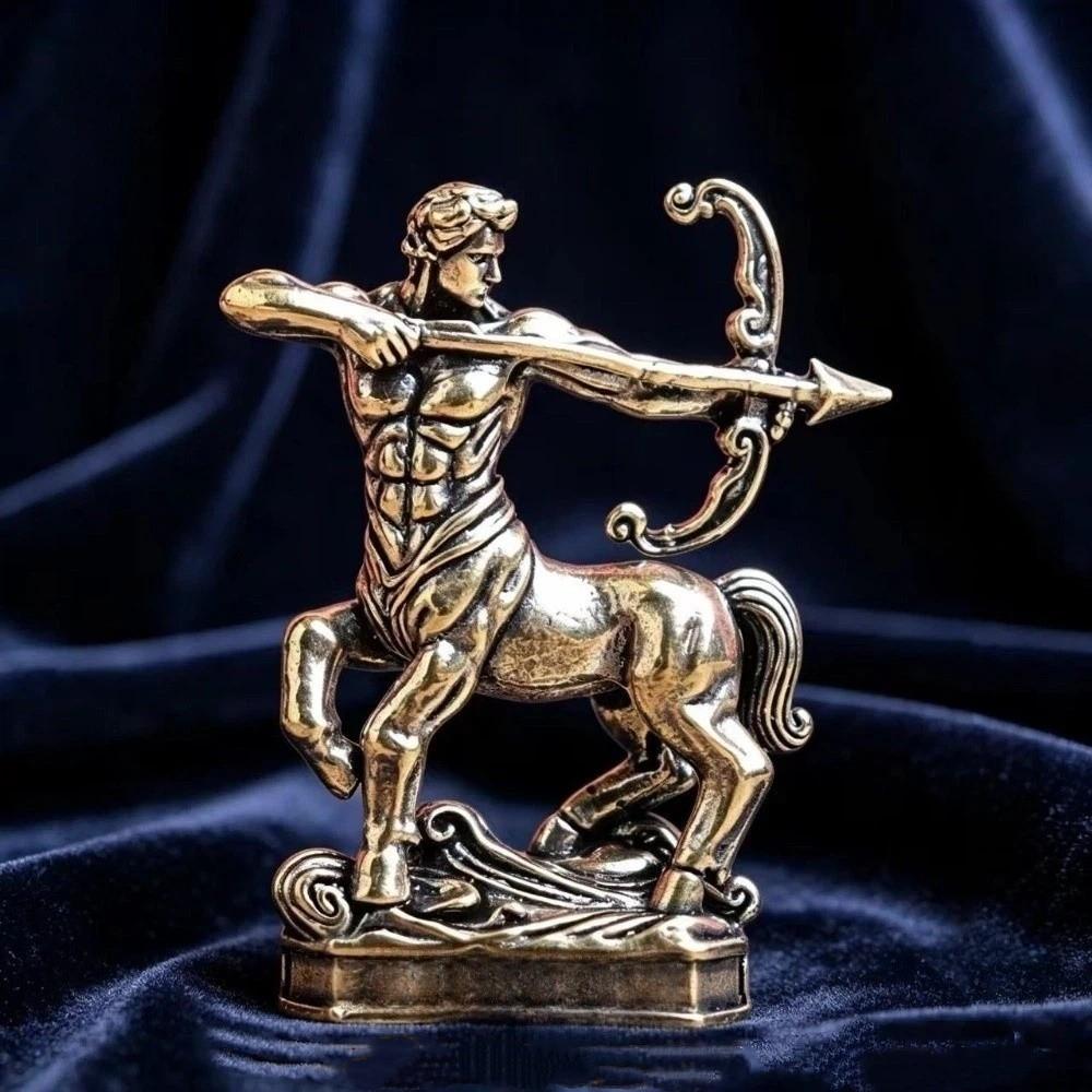 Vintage Collectible Figurines Miniature Artisan Craft The Twelve Zodiac Signs Decoration 12 Constellation Statue Gift Ornaments