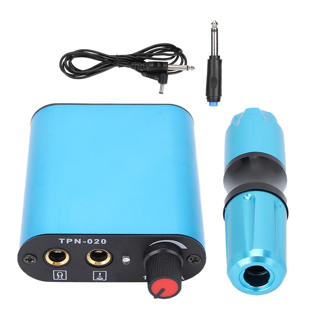 Tattoo Pen Machine Set Professional Tattoo Machine Kit for Tattoo Beginners Artists 90‑265V BlueUK