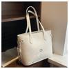 Large Capacity Soft Leather Handbag Women's New Casual Shoulder Underarm Bag Commuter Tote Bag