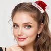 Christmas Hat Hair Claw Scalp Protection Shark Hair Clip Shower Back Head Hair Claw Versatile Hair Accessories