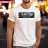 Ich bin nicht unhöflich Neuheit T-Shirt Ich sage nur Humor Herren Unhöflich Sarkastisch Witz Geschenk Oberteil