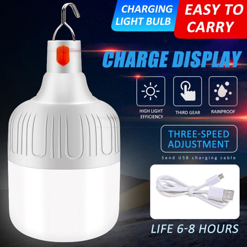 Charging LED Bright Blackout Mobile Lights Outdoor Lighting Emergency Light Bulb Lamp