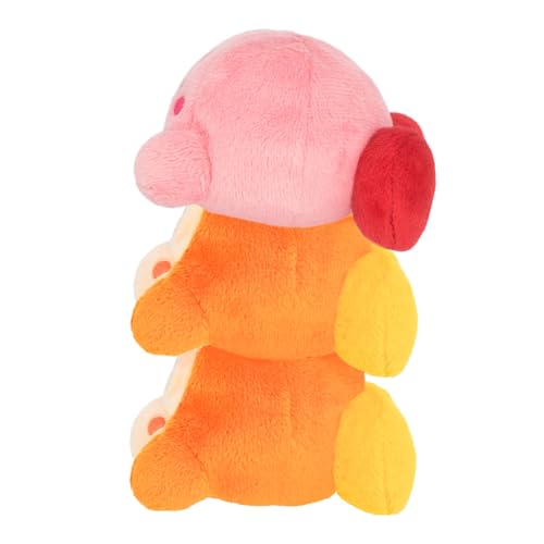 Sanei Boeki Kirby of the Stars Kirby Play with Waddle Dee Incredibly Stackable Plush Toy Set of 3 A W8 X D8 X H15cm Plush Toy KPWW04