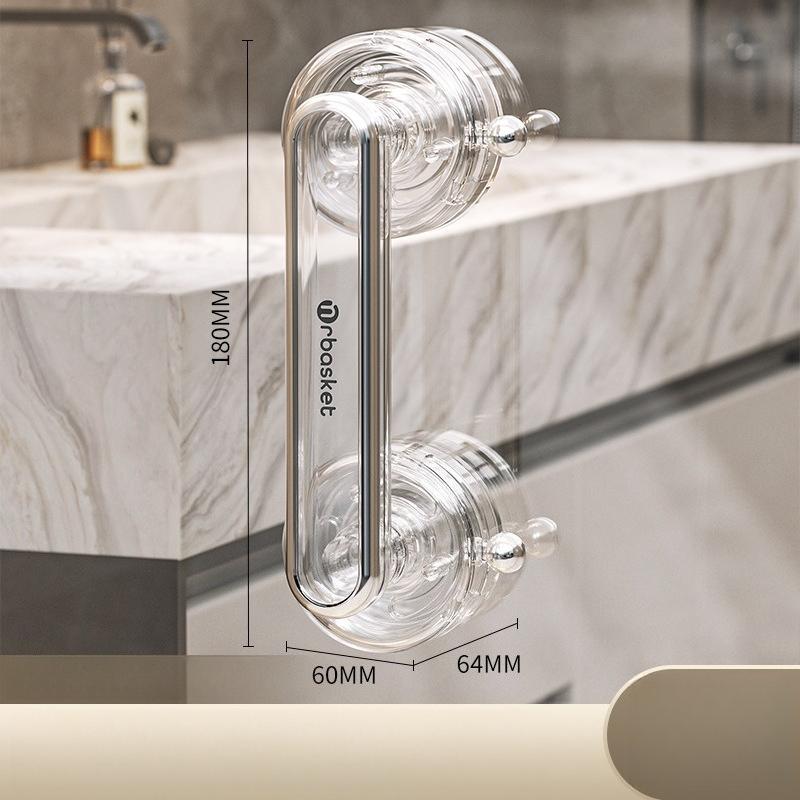 Suction Cup Door Handle No Drill Adhesive Handle for Window Glass Sliding Door Kitchen Cabinet Refrigerator and Home Handle