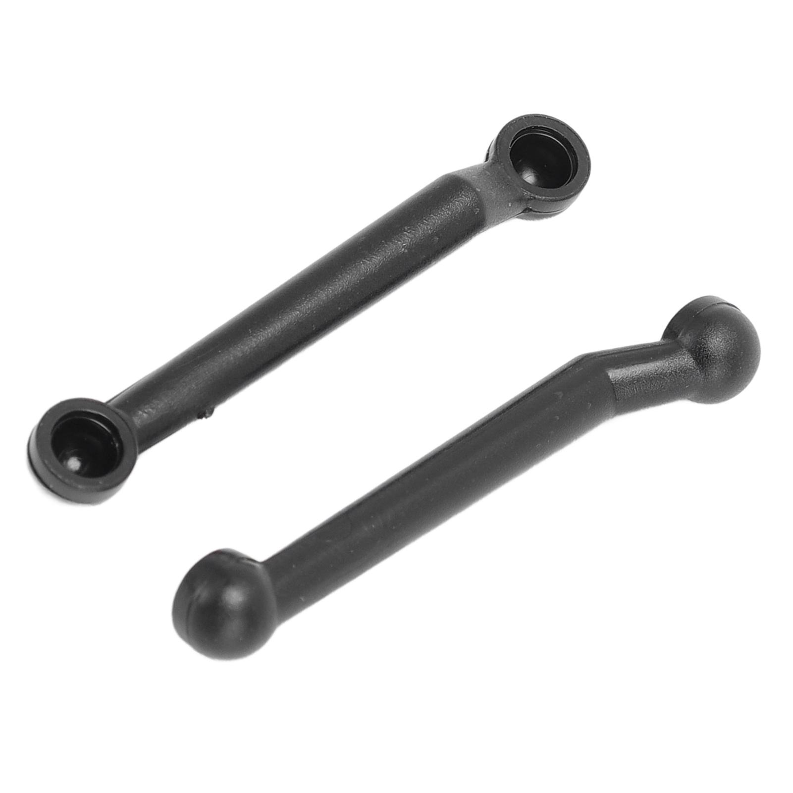 

2PCS RC Front Steering Linkage Set Plastic Left Right Front Steering Link Rod Connector for HS 1:18