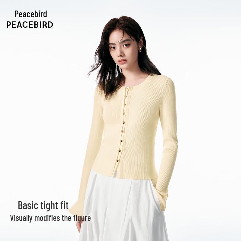 PEACEBIRD AAEDG1478 Slim-Fit Cardigan L