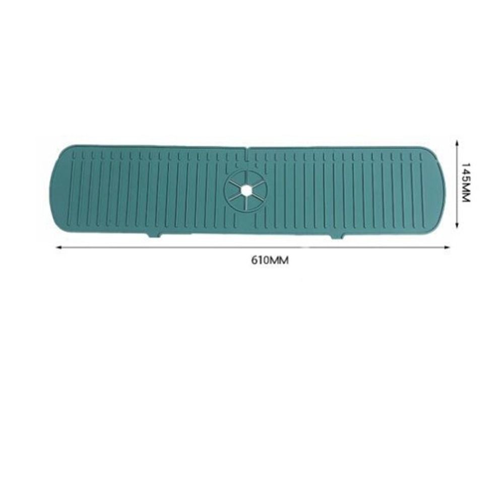 Water Ripples Mildew Proof Faucet Mat Water Catcher Mat Sink Splash Pad Countertop Protector