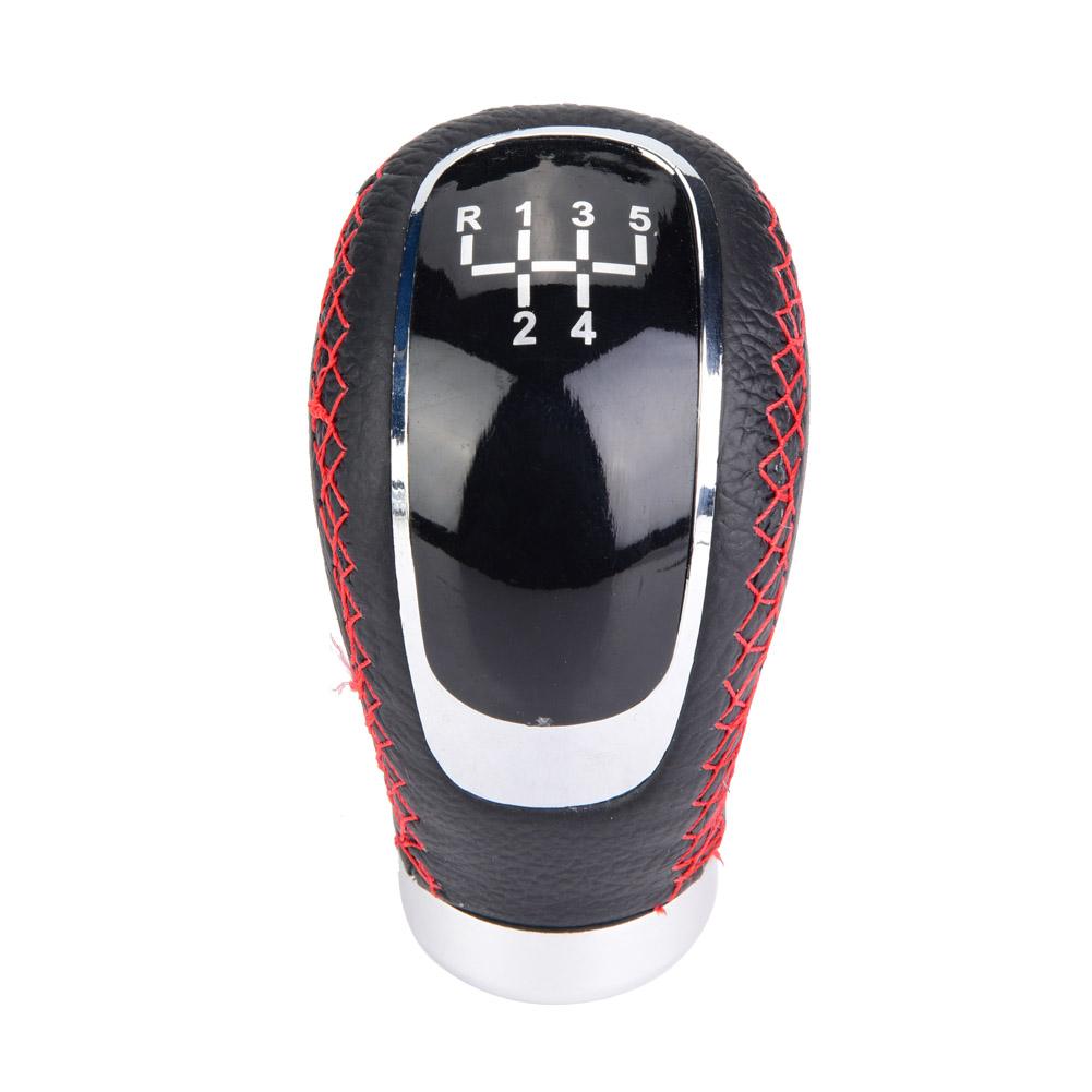 Stick Sifter Gear Lever Shift Knob Head 5 6 Speed Pattern  with 3 Replacement Covers