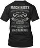 Machinist Tee T-Shirt Tops Tee Size S To 4XL