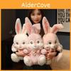 Little Rabbit Plush Doll Three-colored Bow Tie