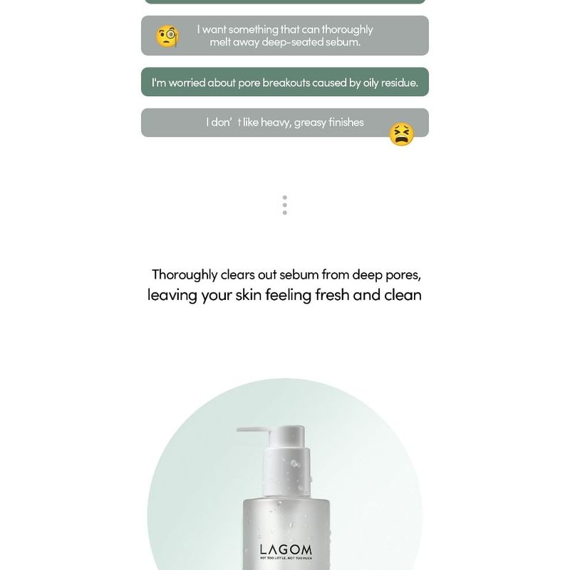 LAGOM - Cellup Micro Pore Cleansing Oil