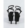 2025 Spring New  Fashion 17CM High-heeled Sandals One-word Buckle Nightclub Stiletto Women's Shoes LFD-181-Q35