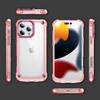For iPhone 16 Pro Max Case Anti-Drop TPU Frame Clear PC Back Cover