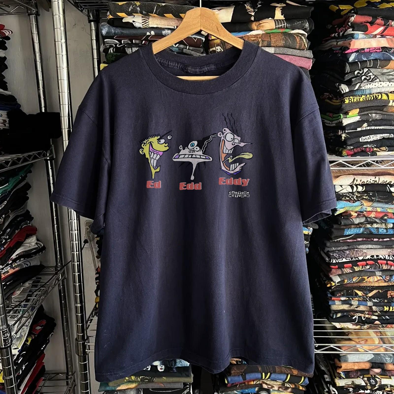 Y2K Ed Edd Eddy Aged T-Shirt Black M L
