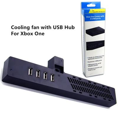 4 USB-Port-Lüfter-Ladeständer-Basis für Xbox One-Konsolen-Gaming-Zubehör