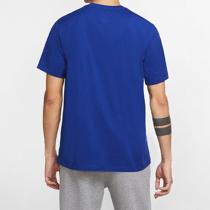 Jordan First In Flight Print Short Sleeve T-Shirt Men Tops Deep-Royal-Blue CN3597-455