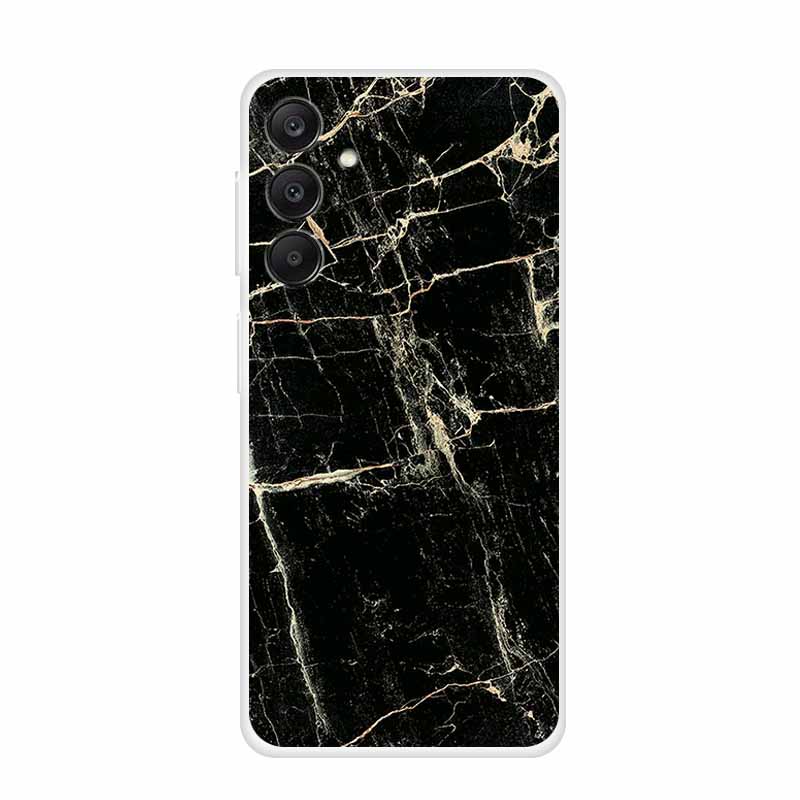 Marble Patterns Phone Case for Samsung A25 Soft Transparent TPU Clear Cover for Samsung Galaxy A 25 Protective Silicone Shell