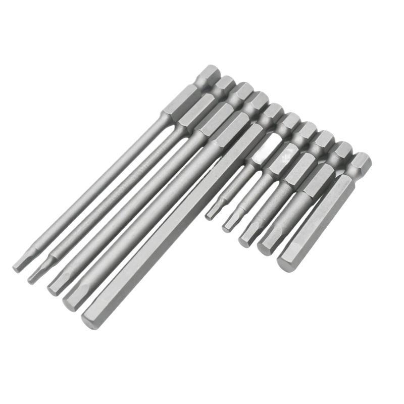 Hex Bit Set for Drills: Super Hard S2 Industrial Extended Screwdriver and Wrench Bits