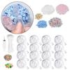 Make Your Own Stress Balls Set, 16 Empty Clear Balls with Soft Additions, Fill Tube and Closures for DIY Play, Group Projects and Event Bags