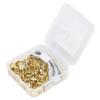 100Pcs Upholstery Tack Decorative Nail Pin Head Carbon Steel Set Kit for Furniture Gold
