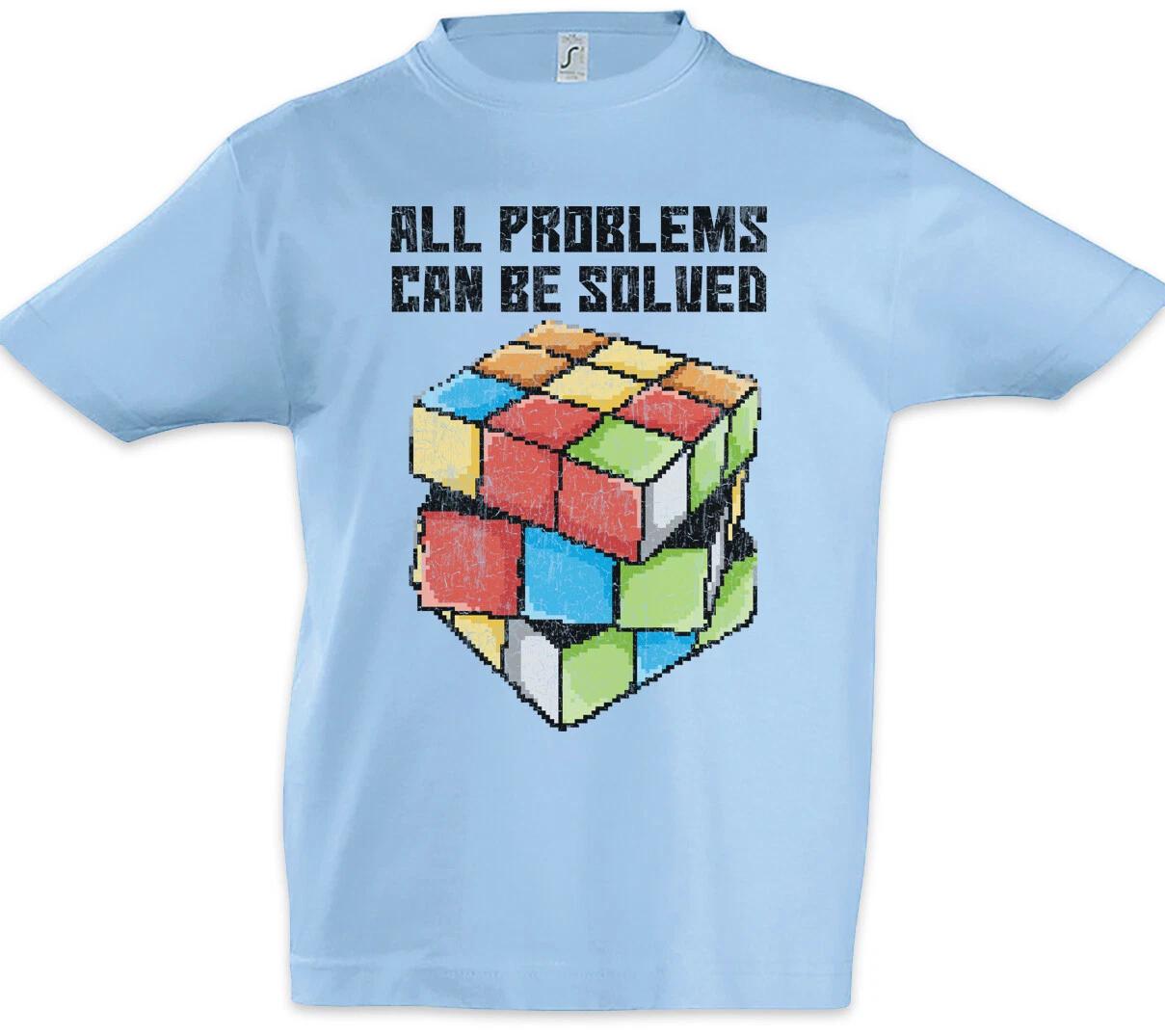 

All Problems Can Be Solved Kids Boys kids boys T-Shirt Magic Fun Gamer Magic Cube 140