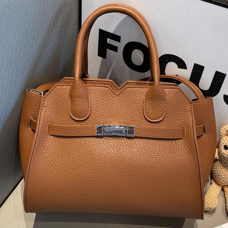 Solid color platinum bag travel commuter handbag large capacity bag women 2 new high-end messenger bag