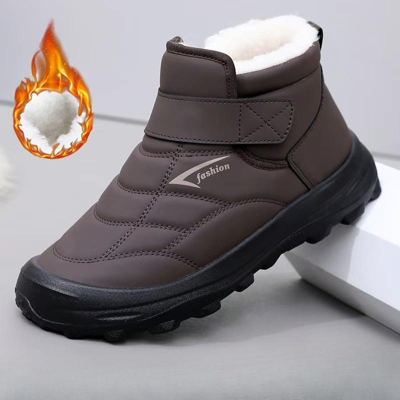 Fleece Warm Snow Boots, Thick-soled Comfortable and Not Tiring To The Feet, Cotton Shoes, Anti-slip Shoes