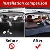 PSLER Car Tonneau Luggage Roll Privacy Custom Interior Truck Compatible with Toyota 2011 2012 2013 2014 2015 2016 Cover, Storage, Shade, Protection,