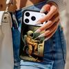 Space Moon Astronaut Phone Case For iPhone 17 Air 14 15 13 12 Max Cover For Apple 16e 11 Pro Max Plus Coque