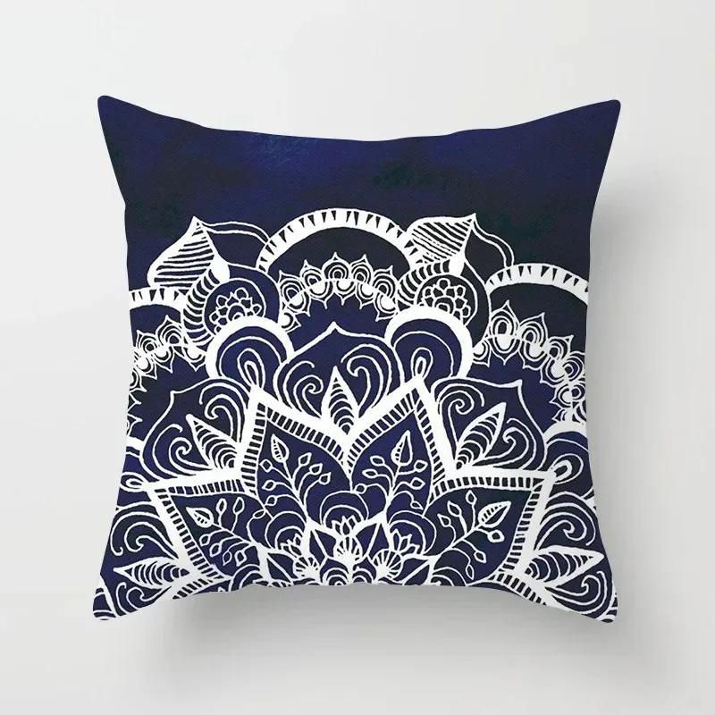 Bohemian Pillowcase Ethnic Floral Geometric Complex Texture Pillowcase Mandala Cushion Cover Sofa Living Room Home Decor