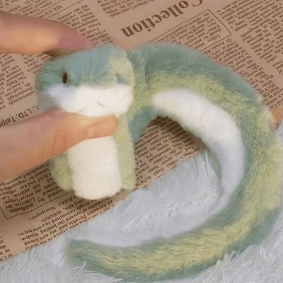 Year Of The Snake Plush Toy New Creative Mascot Doll A Plush Snake Toy With Freely Concave And Convex Shapes Birthday Gifts