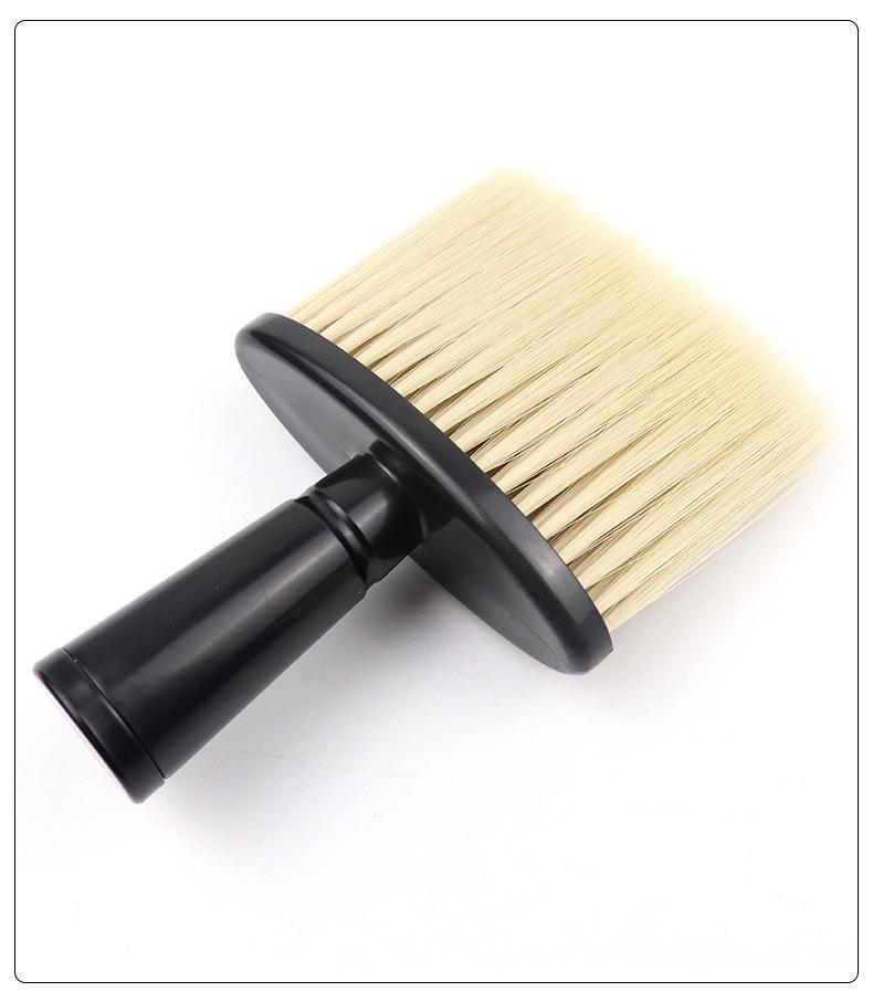 Soft Bristle Neck & Hair Sweeping Brush for Hairstylists and Barbers