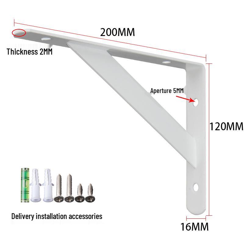 Compact Triangular Wall-Mounted Storage Shelf for Microwave Ovens