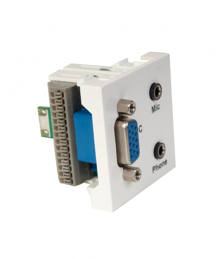 

Fonestar WP-52JVJ - Panel przyłączeniowy VGA D15 żeński, Fonestar білий