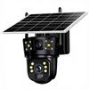 Luo Xiaojia 4G Solar Outdoor Security Camera, 8MP Triple View, Full-Color Night Vision CN plug (adapter included)