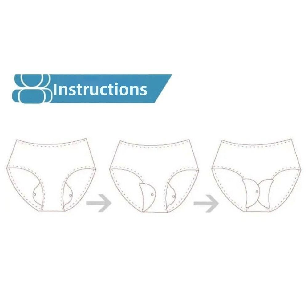 5Pcs Leak Proof Washable Sanitary Napkins 23CM Panty Liner Diaper Menstrual Cloth Pads Night