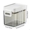 Airtight Food Organizer with Scoop for Fridge Cabinet Countertop Sugar