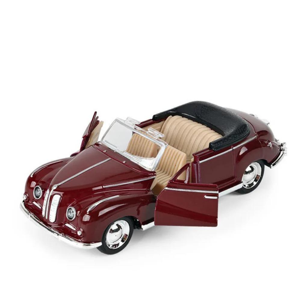 1:32 Lega Modello Auto d'Epoca Giocattolo per Bambini Ornamenti per Auto Giocattolo a Retrazione Modello di Auto Giocattolo per Ragazzo Die-Cast Giocattolo Educativo