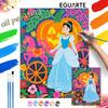 Digital Oil Painting Cinderella Pumpkin Carriage Hand Painting Home Decoration Painting