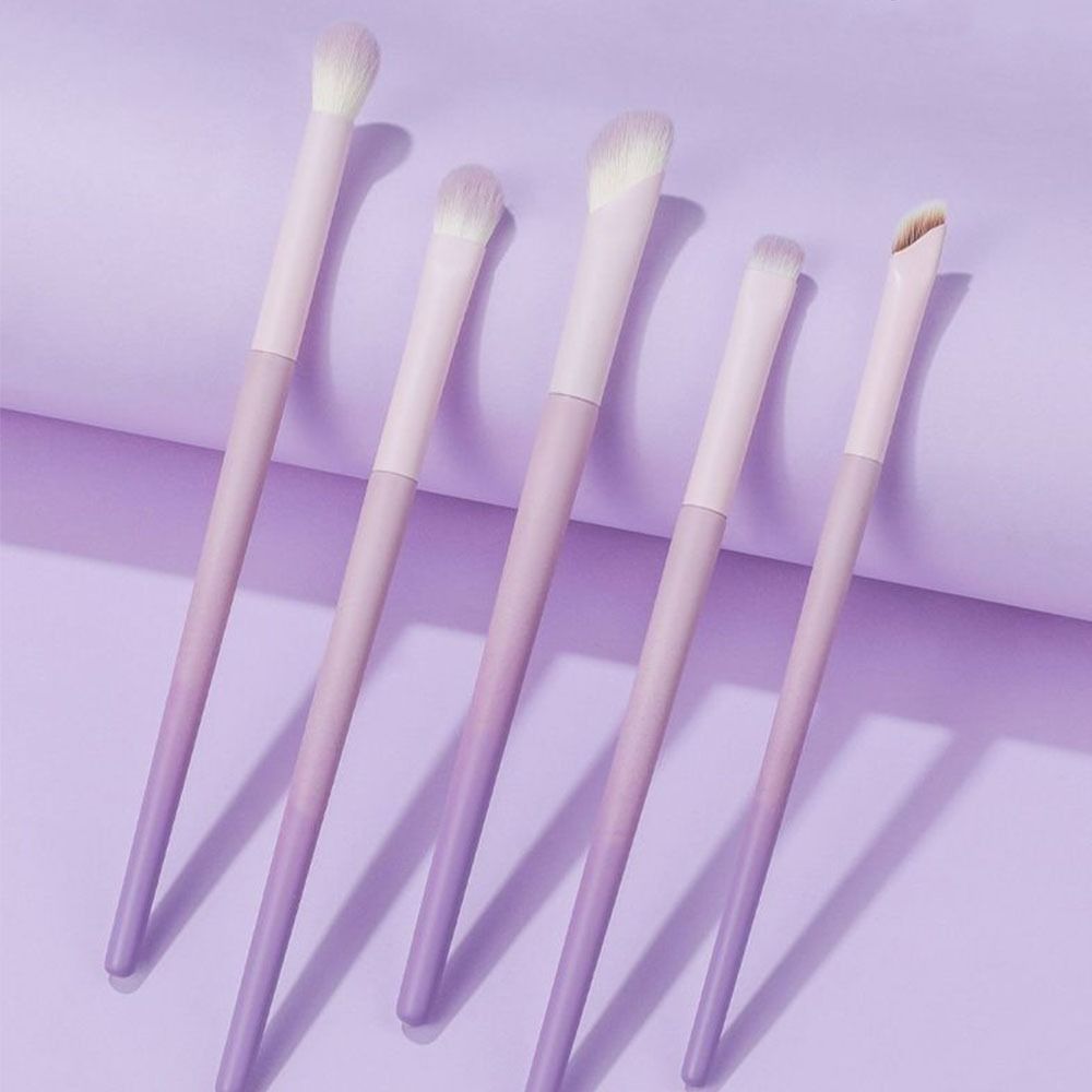 10Pcs Fashion Super Soft Makeup Brush Set Synthetic Hair Easy To Clean Eye Shadow Brush Concealer Brush Foundation Blending Tool