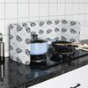 Kitchen Gas Stove Baffle Plate Aluminum Foil Oil Splash Protective Screen for Fried Vegetable Cooking Kichen Accessories