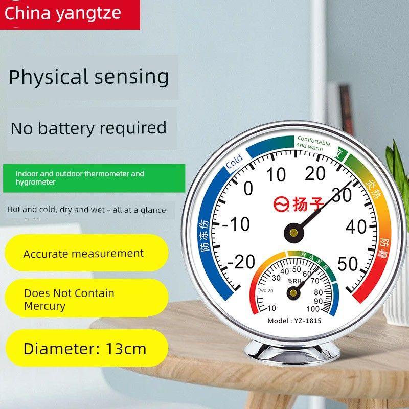Wall-Mounted Thermometer for Measuring Room Temperature, Specially Designed for Greenhouses, Breeding, and Baby Room Temperature and Humidity