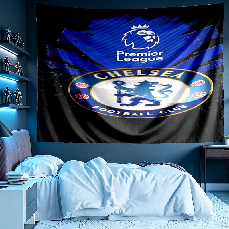 football club F.C Print Tapestry, Lightweight Wall Hanging, for Bedroom, Dorm, Living Room, Home Art Decor - Birthday Christmas Gift for Friends